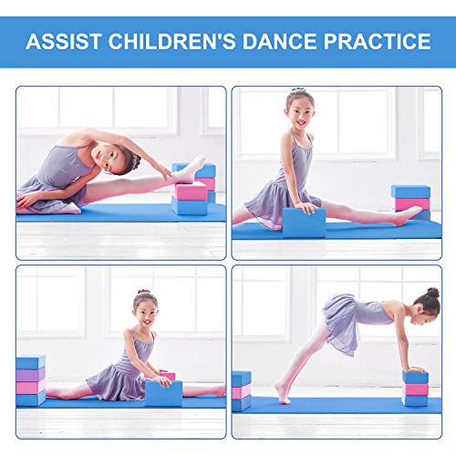 image for YHmall Yoga Block High Density EVA Foam Brick Supportive Latex-Free So