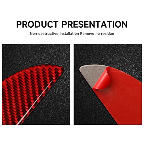 Image of Car Dashboard Panel Decals for 2011-2023 Chrysler 300 / 300C / 300S / Limited /Touring /Base Accessories Carbon Fiber Interior Stickers