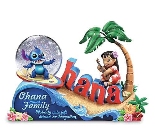 Disney Lilo & Stitch Musical Glitter Globe