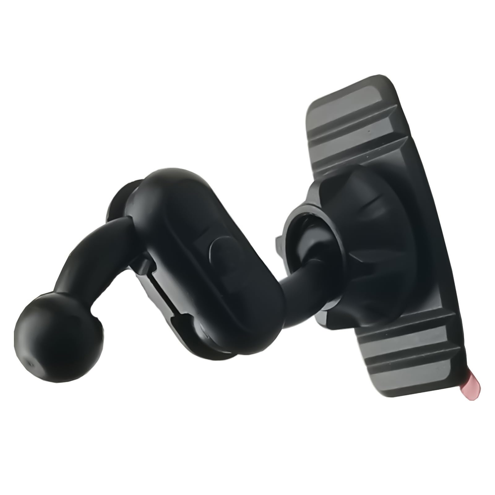 Yazhuq Double Jointed Ball Adapter 360 Degree Adjustable Extension Rod For 17mm Dashboard Mounts Truck Vent Phone Tablet Holder