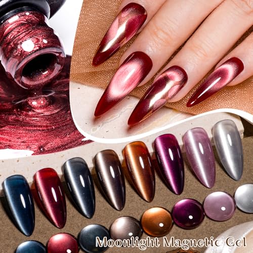 Esmalte Gel Magnético Cat Eye 9 Piezas para Uñas miniatura 4
