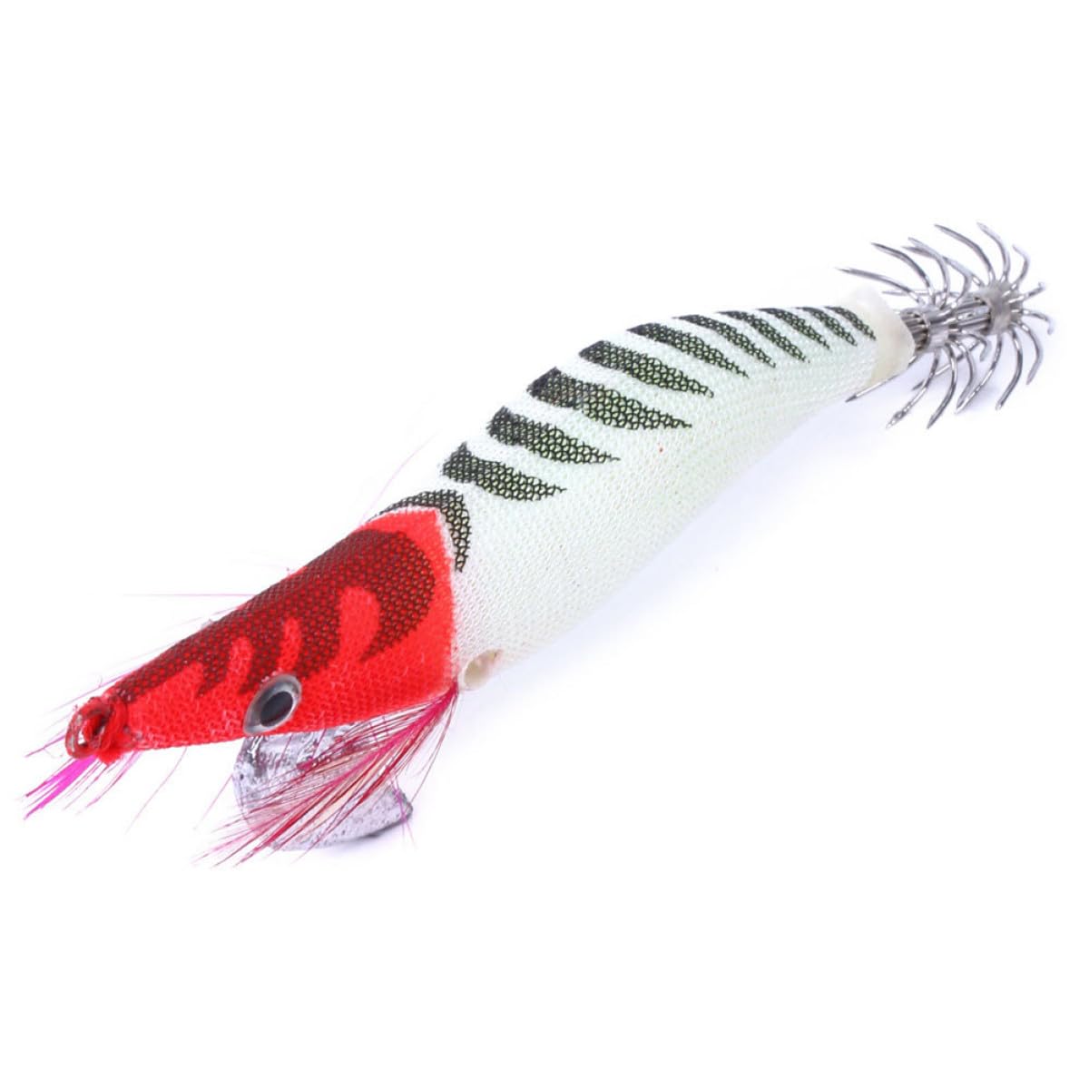 FOMIYES Amo da Pesca Simulato Crostaceo Cefalopode, 10 Pezzi, Plastica