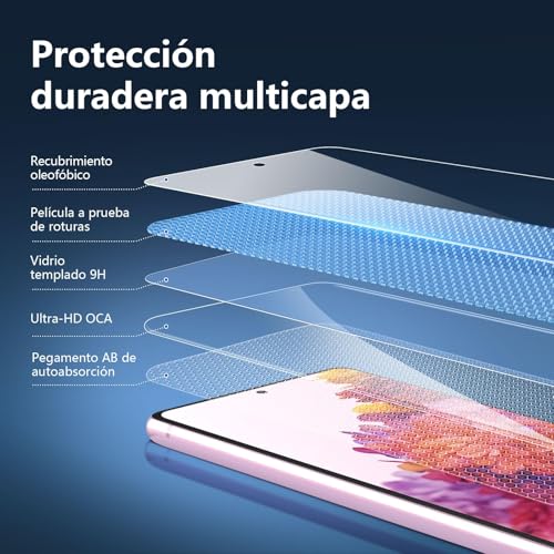 Image of NEW'C 3 Pack Designed for Samsung Galaxy S20 FE / S20 FE 5G Screen Protector Tempered Glass, Case Friendly Anti Scratch Bubble Free Ultra Resistant