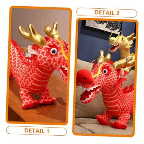 Peluche dragon en coton PP Cabilock aux finitions soignées pour décoration chic