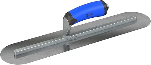 Miniatura 12 de Bon 67-198 - Paleta de acero con acabado urbano, redonda, acero al carbono, 20 x 4, agarre cómodo, mango largo Mango cómodo,Manija de madera,Comfort