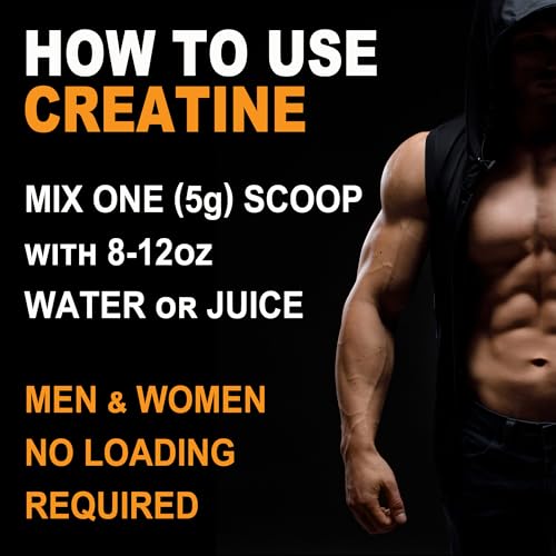 It's Just! Creatine Monohydrate Powder, Unflavored, 500g / 100 Servings — view 6
