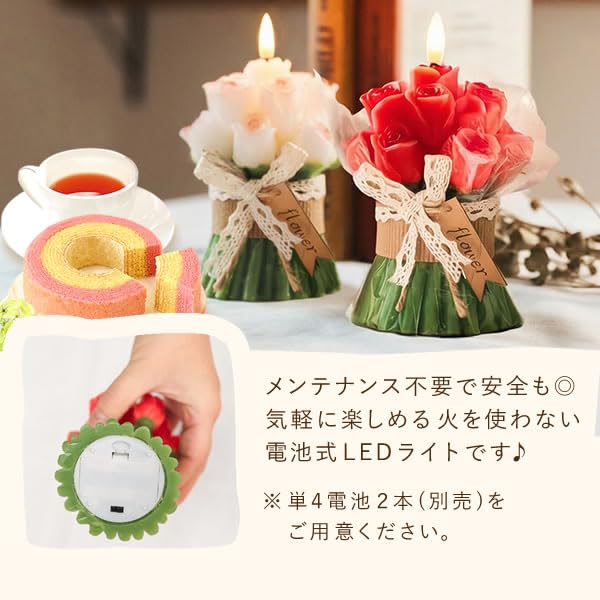 Amazon｜おいもや プレゼント ギフト キャンドルライト LEDライト