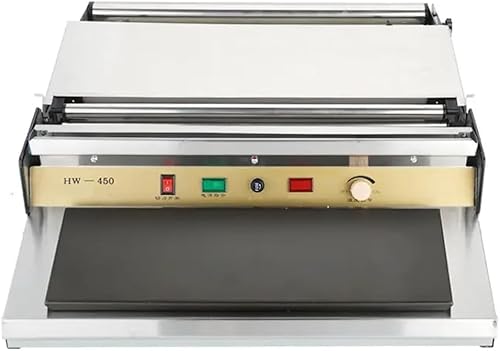 Seababyhouse 45cm (17,7 Zoll) Stretchfolienspender, Manuelle Versiegelungsmaschine für Lebensmittelverpackungen, Heizfolienspender für Obstschale Lebensmittelverpackung Küche