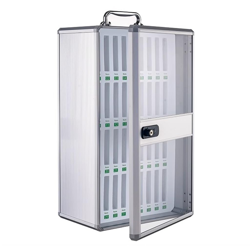 Easnuroz Cell Phones Storage Cabinet Phone Locker With Combination Lock Mobile Phone Lockbox With Key For Classroom Office Exam(36)