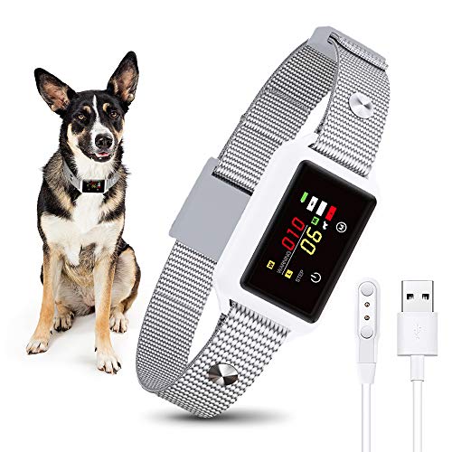 Dog Bark Collar, Anti Bark Collar with Intelligent Bark Control, Dog Training Collar with Beep, Vibration, Shock Modes, Adjustable No Bark Shock Collar Stop Barking Training Set for All Dogs