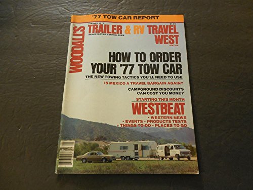 Woodall's Trailer & RV Travel West Jan 1977