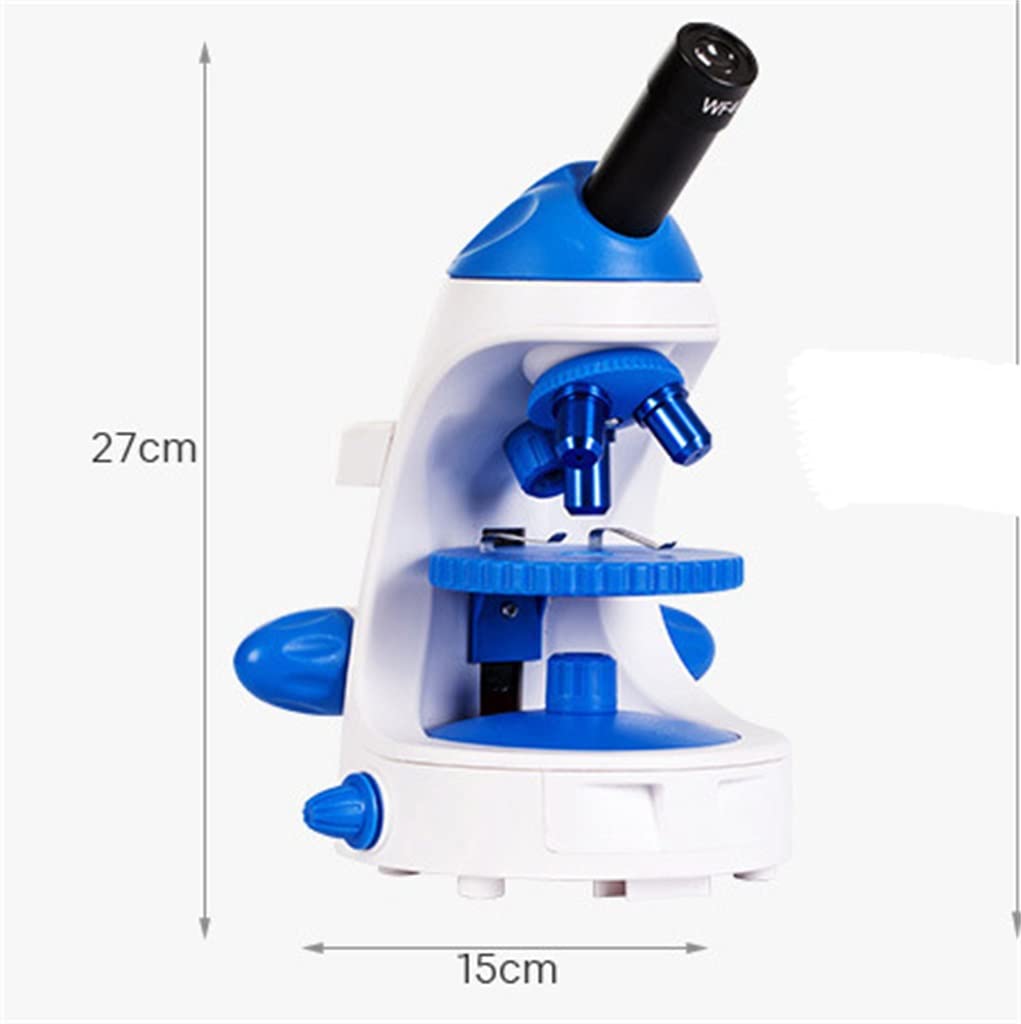 Microscopio, microscopio biológico monocular, microscopio 2000x (Argento como se Muestra)
