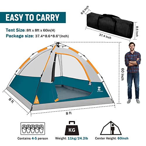 Carpa EZ-Sport Pop Up para 4 Personas, Montaje Instantáneo miniatura 2