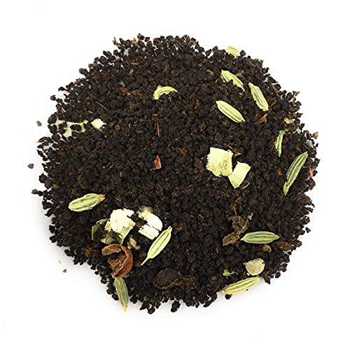 Image of Siyacha Tea Fennel Spice Masala Chai, Organic Assam CTC Tea with Cardamom, Cinnamon, Cloves, Pepper, Fennel, 100% Natural Blend I 100 Grams Makes 50 Cups (approx)