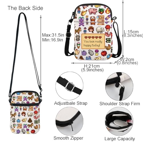 Video Game Inspired Gift Gamer Merchandise Crossbody Bag Cosplay Game Fans Gift Farming Country Adventure Gaming Gift2