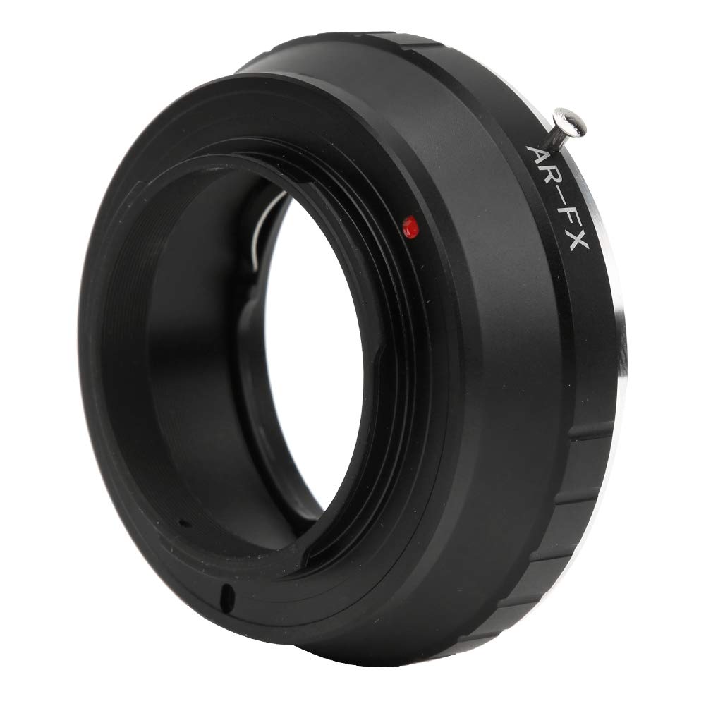 PUSOKEI Camera Lens Adapter Ring Manual Focus Manual Exposure Aluminum Alloy Adapter Ring for Konica AR Lens for Fuji FX Mirrorless Camera Black