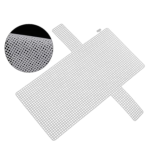 Image of Deer Style Plastic Mesh Sheets 4- .75X14.37 Inch DIY Mesh Sheets for Handmade Bags Crochet Canvas Grid Accessories for Craft Projects