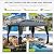 [Upgraded] 10x12 Gazebo with Mosquito Netting,Sturdy Metal Outdoor Patio Gazebo[Heavy Duty Frame],Canopy Tent with Dual Air Roof,Patio Canopy Tent,Waterproof/Wind Resistant for Deck Poolside Garden
