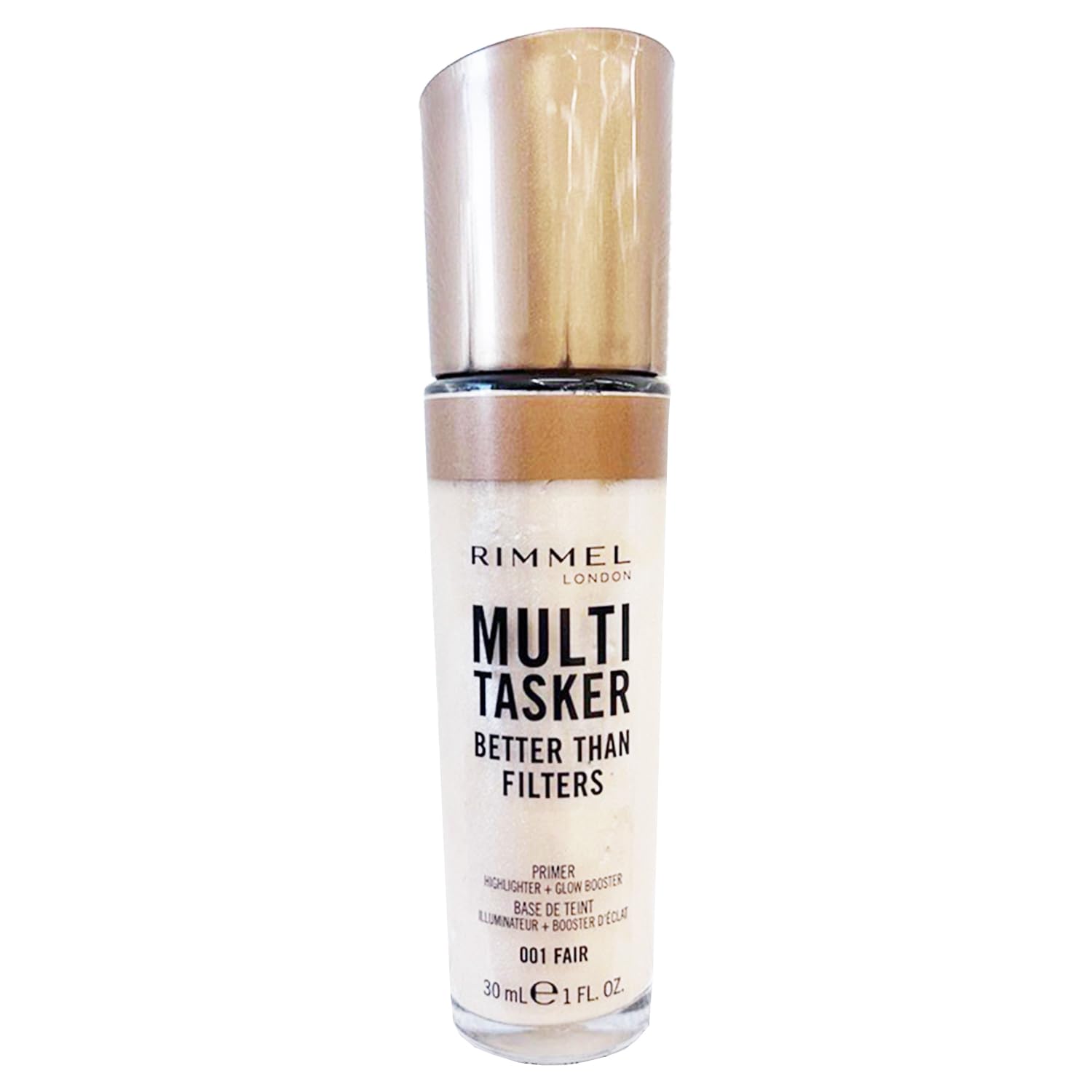 Rimmel Multi-Tasker Better Than Filters Face Primer, Glow Booster and Highlighter - 001 - Fair, 30ml