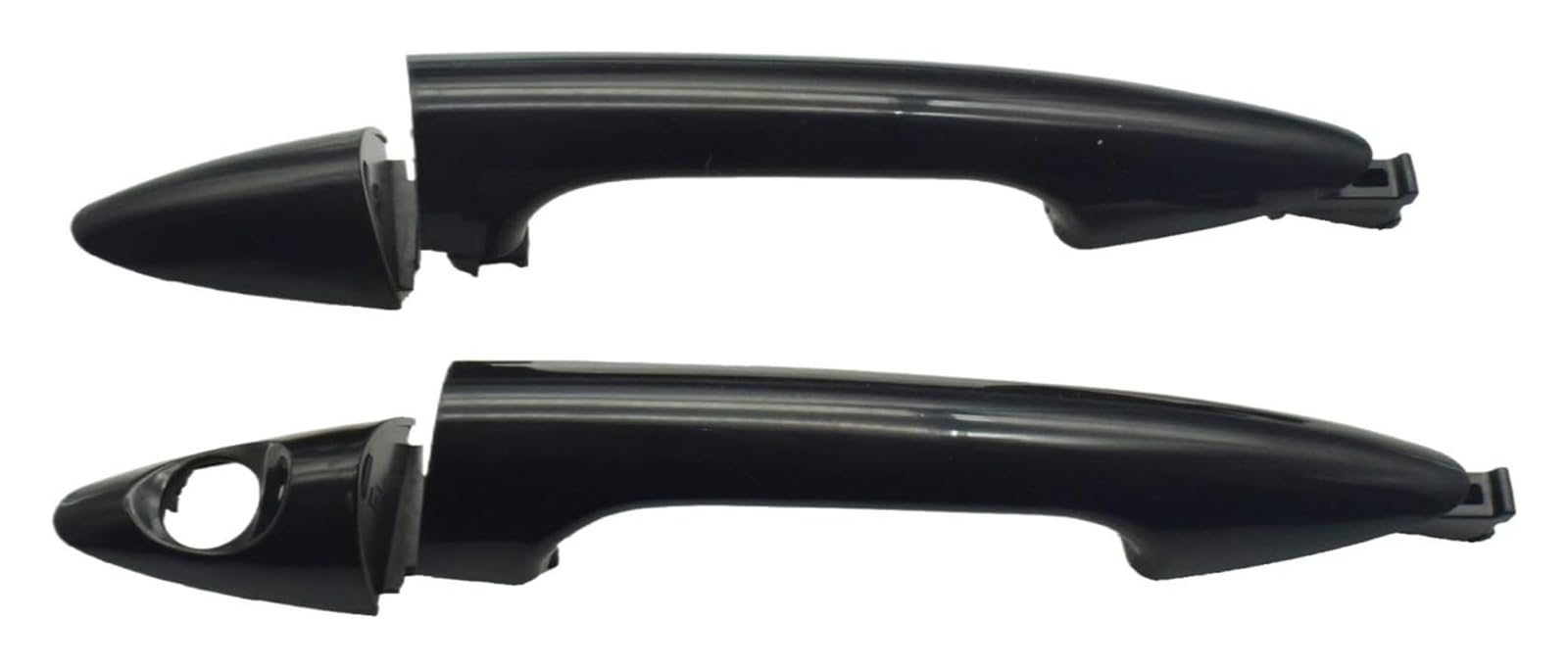 ASDDLLNN Exterior Sliding Door Handle for Hyundai 2012-2015 Accent GS Car Sliding Exterior Handle Side Loading Door Repair Auto Outside Front Rear(Front Pair 1 Keyhole)