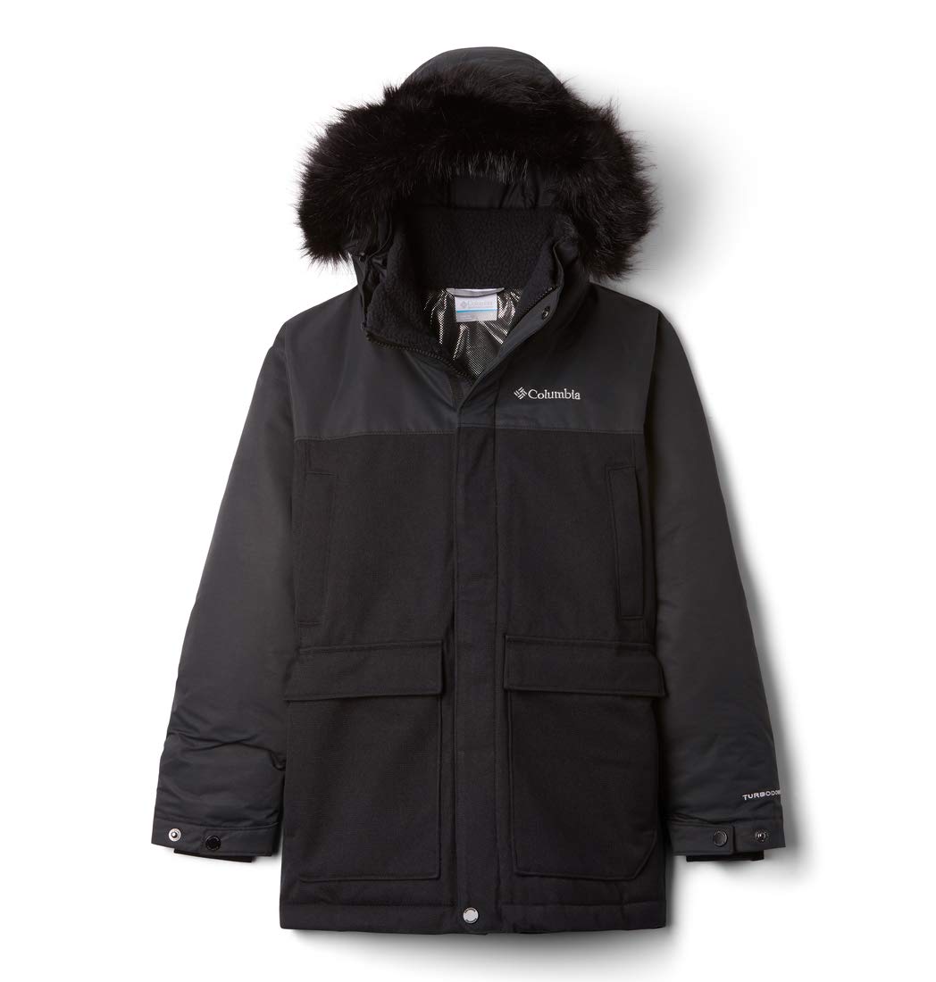 Columbia Youth Boundary Bay Parka de plumas para niño