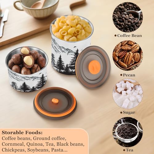 Contenedor Hermético de Café de Acero Inoxidable 500 ml miniatura 5