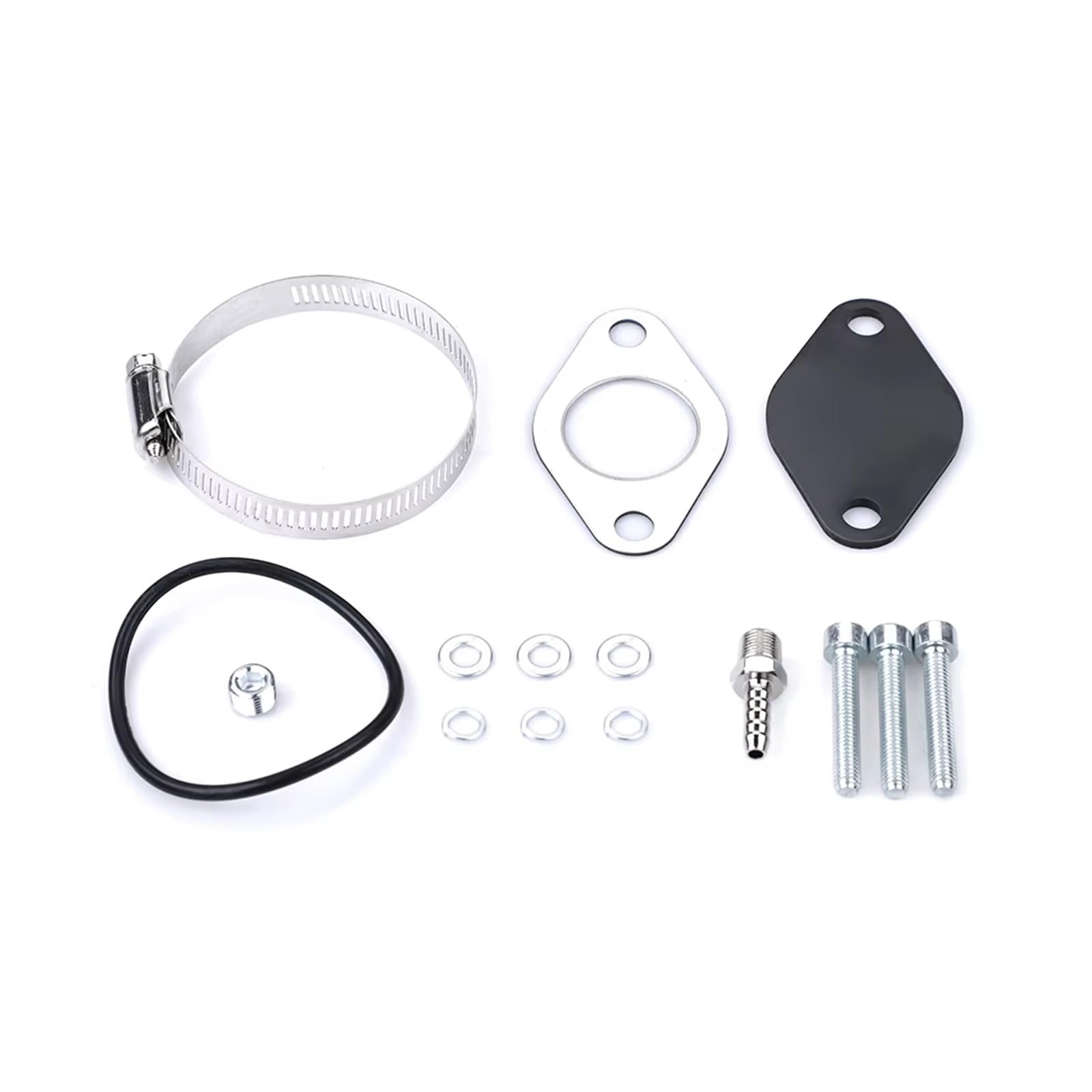 Para Seat Para Skoda 1.9TDI PD150 PD130 PD160 50/57/63MM Reemplazo De Tubo De Aluminio 1.9TDI PD75 PD90 PD100 EGR Válvula(63MM Black)