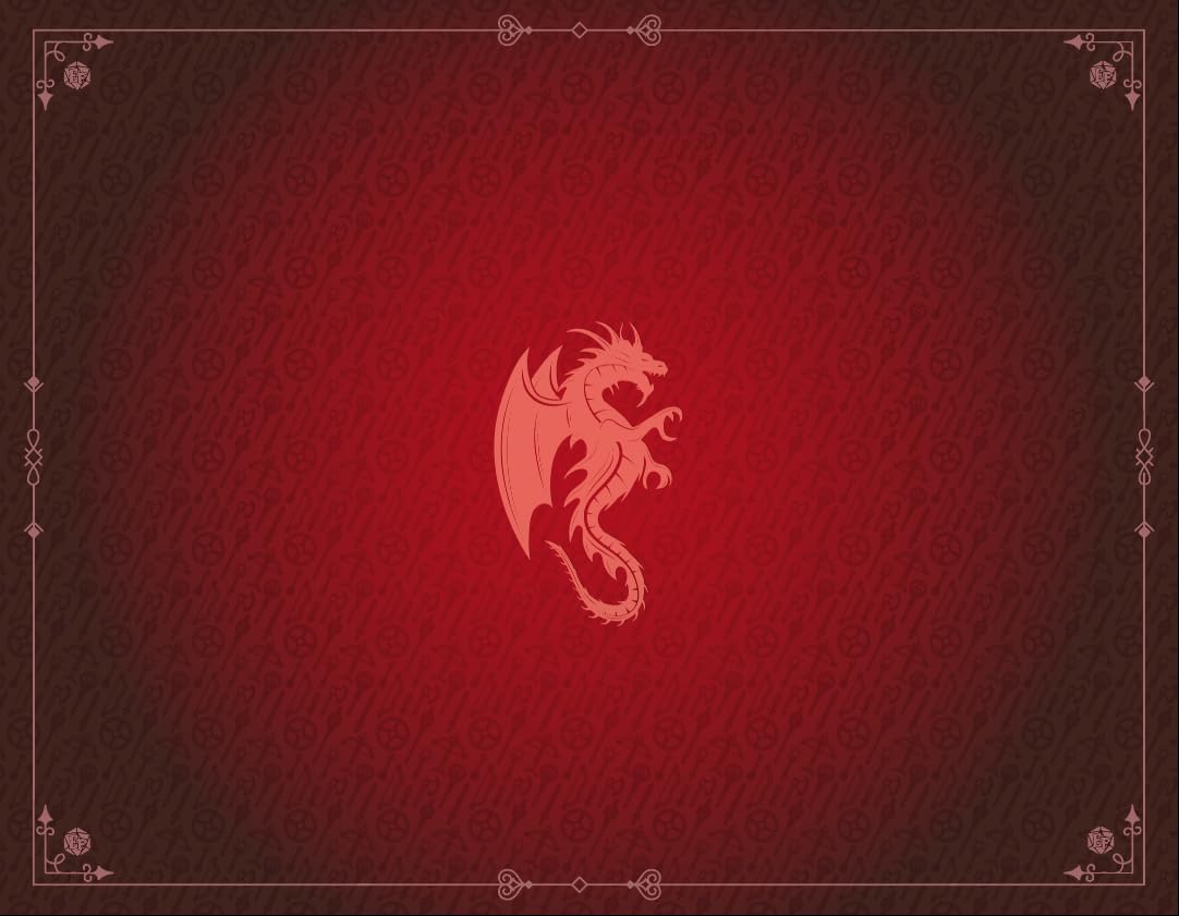 Epic Forge -Tapis de Jeu Neoprene 90 x 70 cm Dragon Rouge Grenat