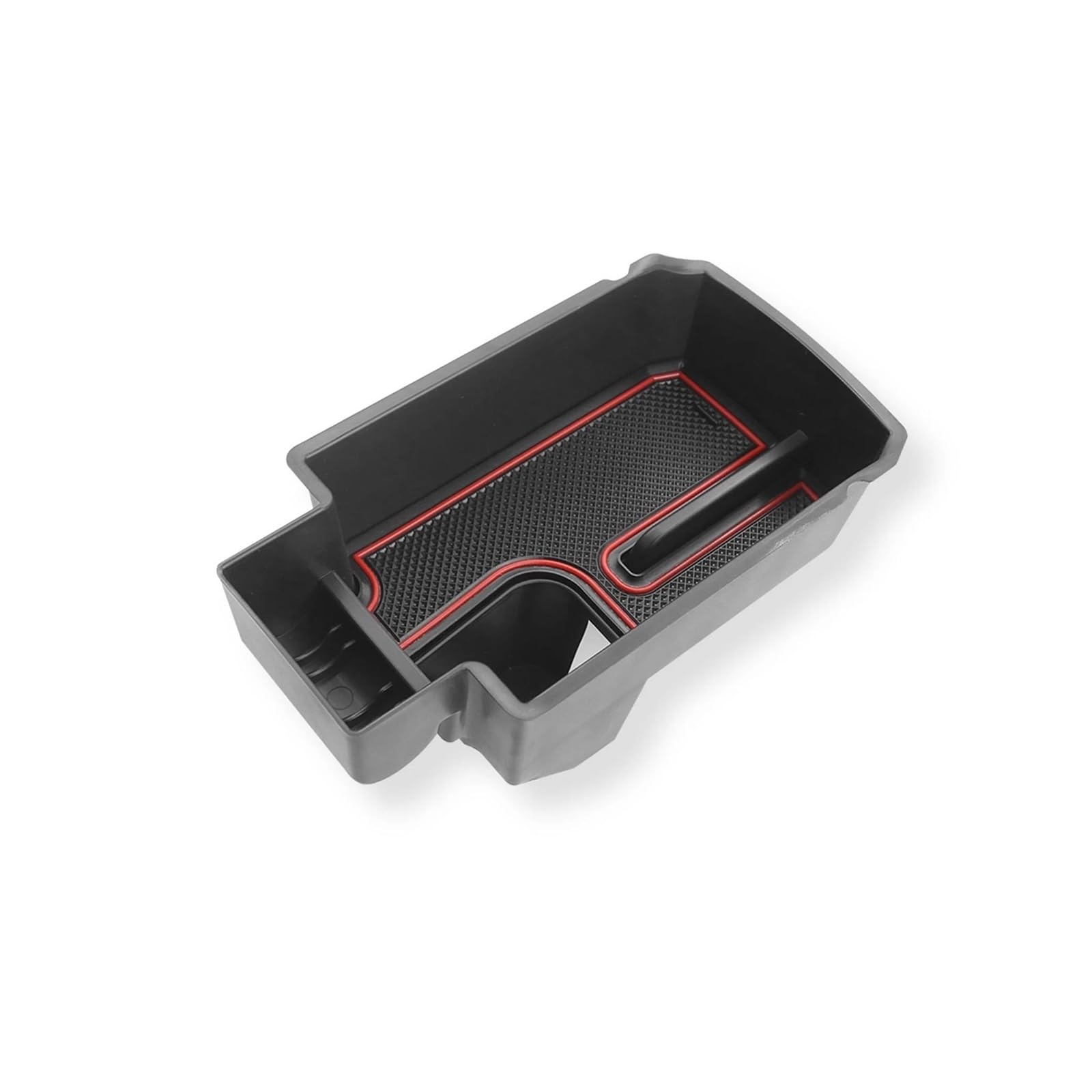 RESPUNEKBAH Car Armrest Storage Box For Seat For Leon MK4 KL1 KL8 20-25 For Cupra For Formentor 21-25 Central Control Container Accessories(Red)