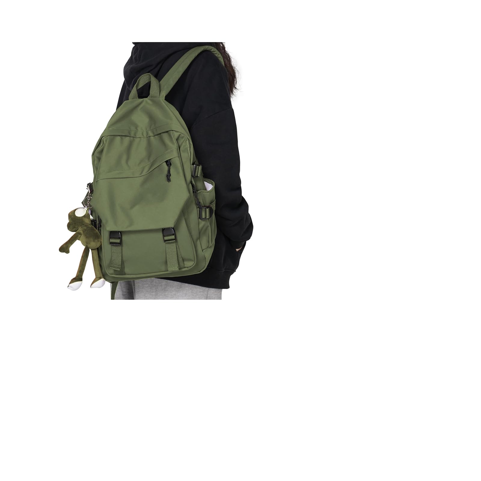 SZLX Schulrucksack Damen Leichte Schultasche Casual Daypack College Laptop-Rucksack für Männer Frauen Wasserfestes Reise Rucksack für Sports High School Backpack Teenager Schultaschen Rucksack Mädchen