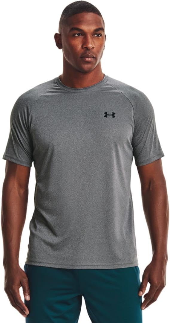 Men's Polyester Solid UA Tech 2.0 SS Short Sleeve Tee | 1326413-001