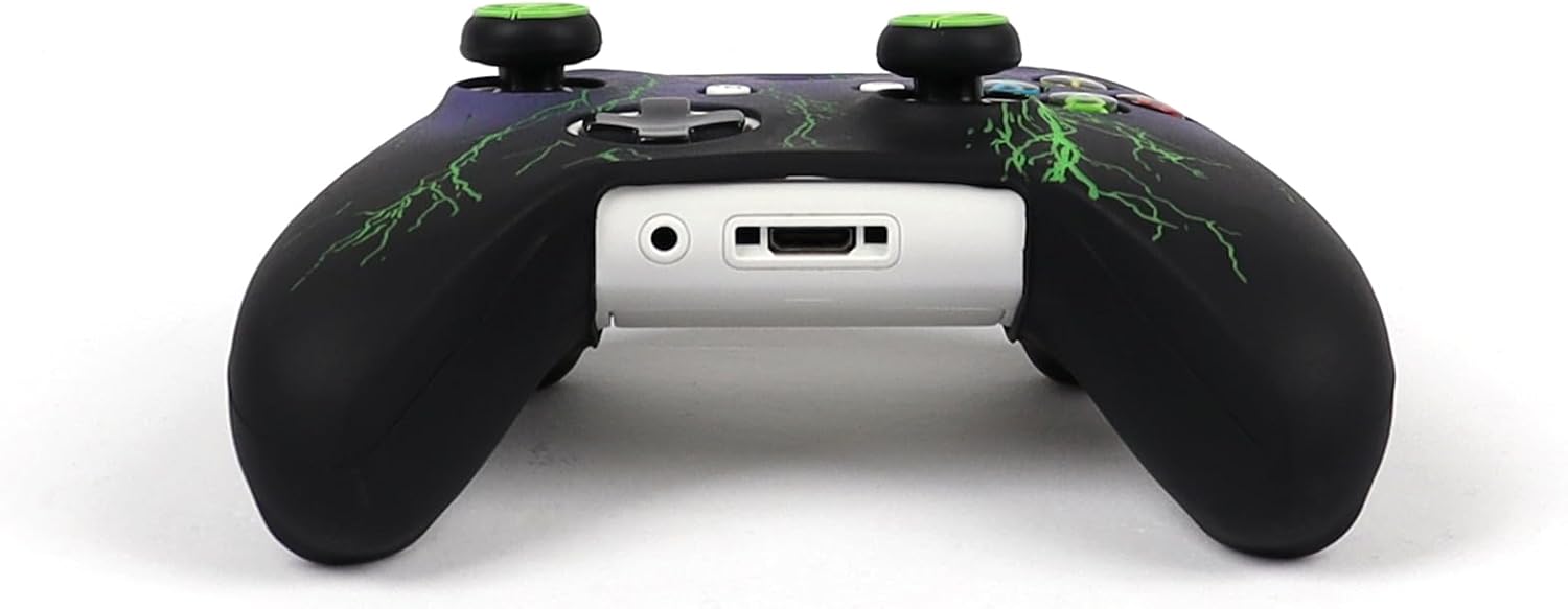 RALAN Controller Skin for Xbox One, Anti-Slip Silicone Controller Cover Protector Case Compatible for Xbox 1 Wireless/Wired Gamepad Joystick with 2 Cute Thumb Grips Caps. - Image 7
