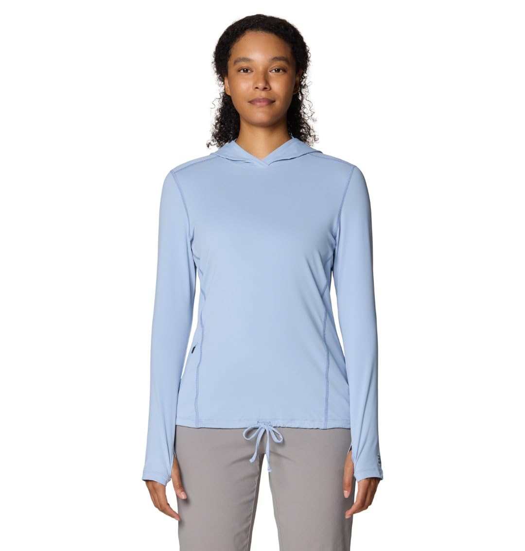 Mountain Hardwear Women's Crater Lake L/S Hoody, Beach Breeze, XS