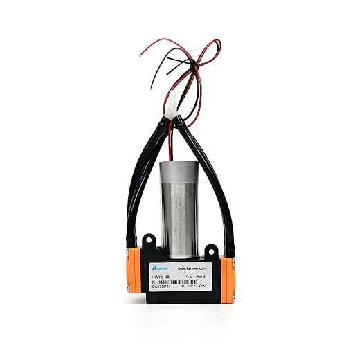 Miniatura 2 de Kamoer HLVP8 mini bomba de vacío 12V dc bomba de aire conexión paralela con motor sin escobillas Super alta percisión bomba de diafragma alto flujo