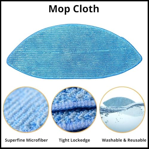 Image of Replacement Accessories Compatible with Ecovacs Deebot U2 Pro /U2 /DGN22 Robot Vacuum Cleaning accesoriesU2 Pro /U2 /DGN22 (EDU2 NOBRISTLEKIT)