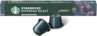 Café em cápsula starbucks® espresso roast by nespresso® - 10 cápsulas