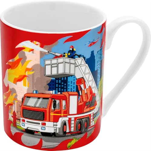 Sheepworld Tasse Feuerwehr | Kindertasse, Porzellan, 20 cl, in...