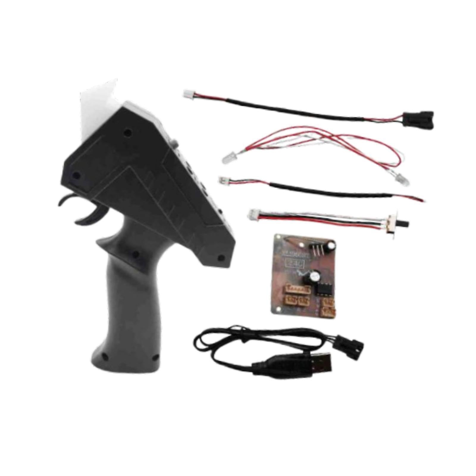 Emisora RC con agarre ergonómico optimizado para kits de escala 1/12 8