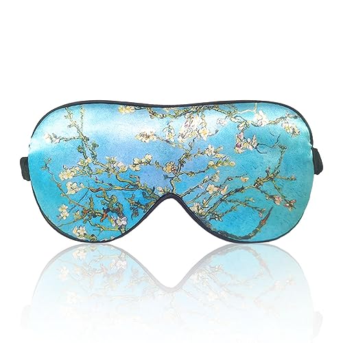 Van Gogh Sleep Eye Mask - Light Blockout Comfort Soft Silk E