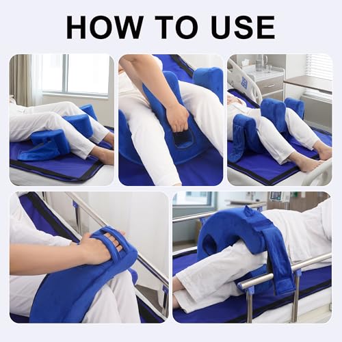 BALAPET 2PCS Bedridden Patient Care Kit, Positioning Bed Pad with Handles & Leg Elevation Turning Pillow, Elderly Nursing Aid Set for Bedridden, Seniors, Surgery Recovery,Home Hospital Care - Image 7