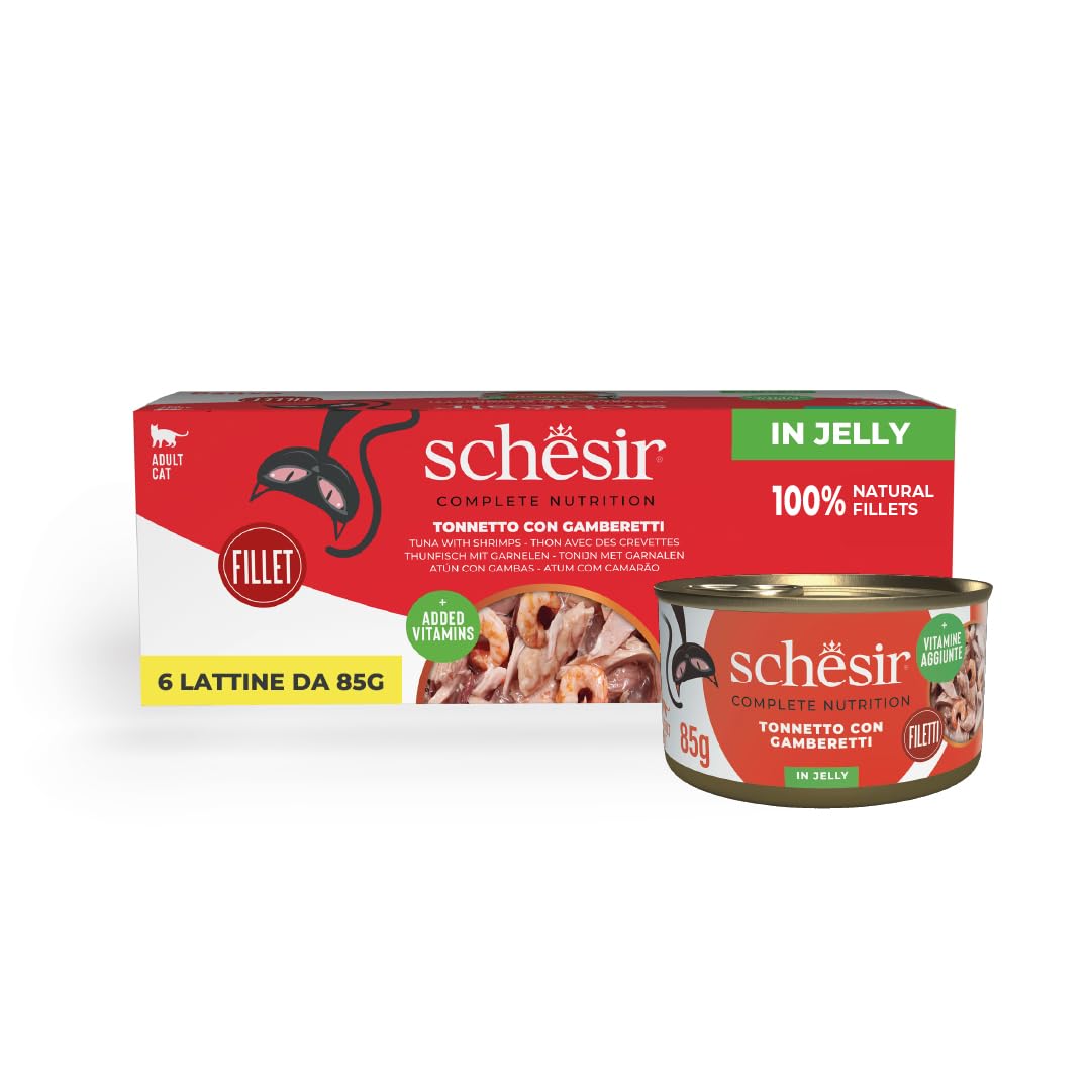 Heads Up For Tails Schesir Additive-Free Coloring Adult Cat Food Schesir Tuna & Papaya 2.6 oz (75 g)