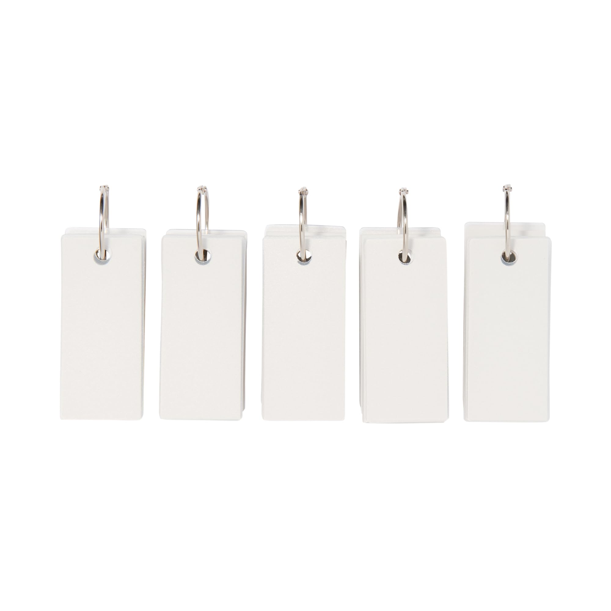 MUJI NAB13A9S Polypropylene Covered Word Cards Set of 5 Clear 100