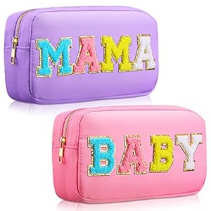 Sanwuta Mama Baby Kosmetiktaschen Set Lila Rosa