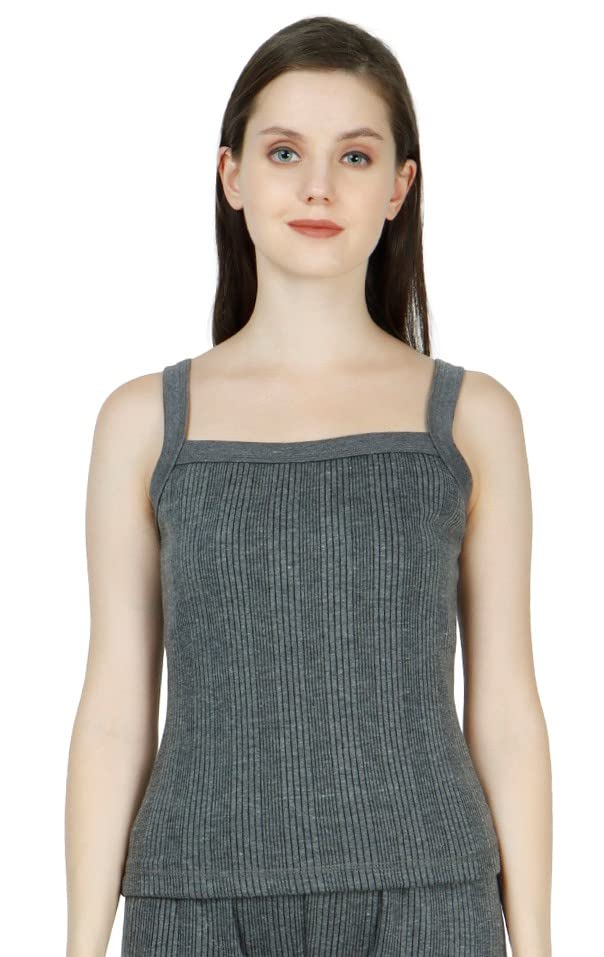 JAGGI Women Thermal DORI TOP (XL, Grey)