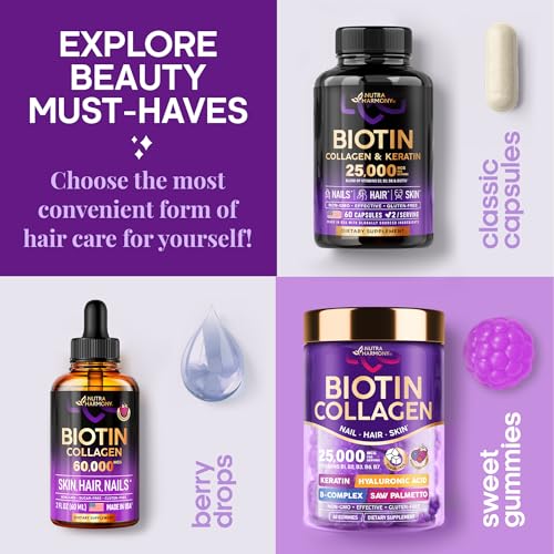 Nutraharmony Hydrating Hair Mask For Dry Damaged Hair - Keratin Treatment W/ Argan & Coconut Oils | Biotin | Collagen - Deep Conditioner For Frizzy, Color-Treated & All Hair Types thumb #7