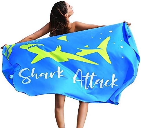 Extra Large Microfiber Beach Towel, Oversized Beach Towel, Pool Towel, Lightweight and Compact Swim Towel