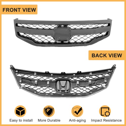 DIBON AUTO Front Bumper Grill for 2011 2012 Honda Accord 4 Door Sedan Mesh Grille by DIBON AUTO - Used condition - Image 3