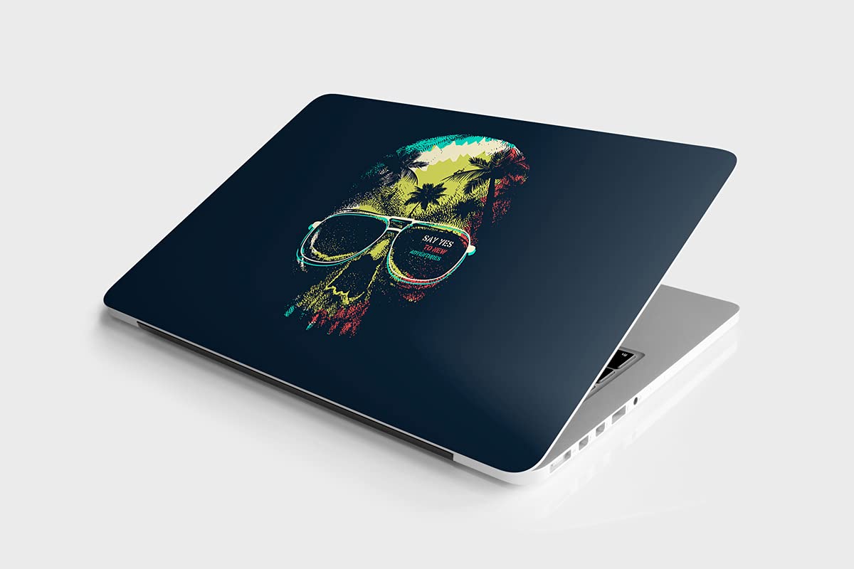 DWELLSINDIA Abstract Skull Art Skin/Sticker for Laptops Upto 15.6 Inch Suitable for HP, Lenovo, Dell, Acer, Asus (HD Quality, Multicolor - Pack of 1 (B099K9P292) Amazon Price History, Amazon Price Tracker