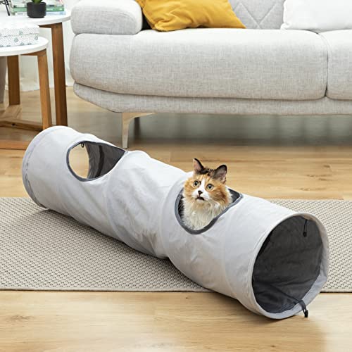 Miniatura 3 de Innovagoods Tunel Para Gatos, Tunel Para Gatos Adultos, Tunel Para Gatos Circular, Tunel Plegable Para Mascotas Juguete Para Gatos, Interior Y Exterior