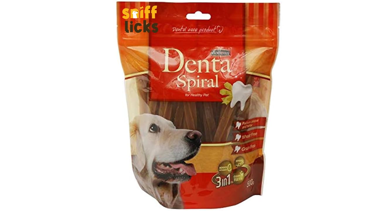 Goodies Dental Spiral Sticks Dental Care Stick for Dogs 500g (Pack of 1) by Sniff N Licks with Free Jerhigh Treat 20g (B0CVL2V6MN) Amazon Price History, Amazon Price Tracker